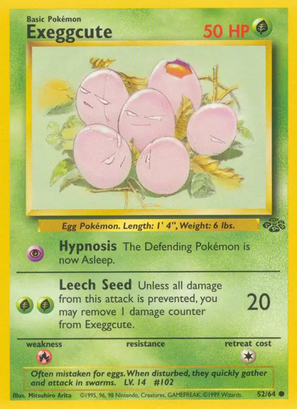Exeggcute 52/64 (Jungle)  - Unlimited | Good Games Adelaide SA