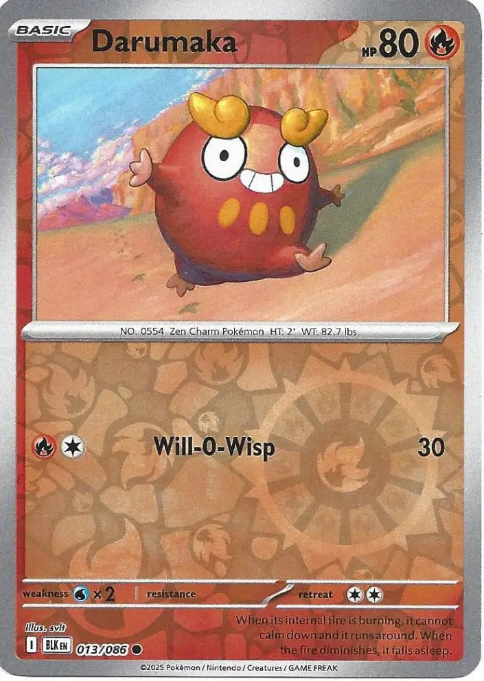 Darumaka 013/086 (SV: Black Bolt)  - Reverse Holofoil | Good Games Adelaide SA