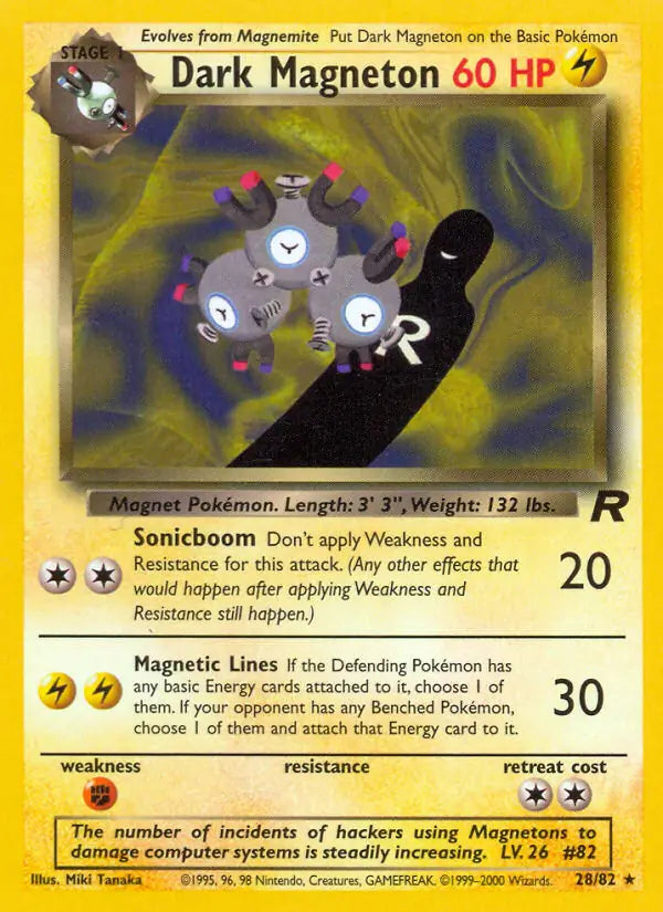 Dark Magneton 28/82 (Team Rocket)  - Unlimited | Good Games Adelaide SA