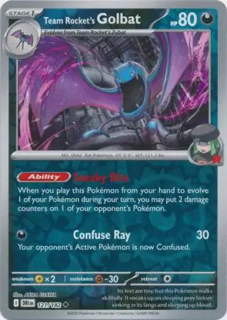 Team Rocket's Golbat 121/182 (SV10: Destined Rivals)  - Reverse Holofoil | Good Games Adelaide SA