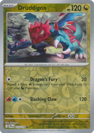 Druddigon 115/159 (SV09: Journey Together)  - Reverse Holofoil | Good Games Adelaide SA