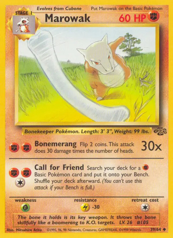 Marowak 39/64 (Jungle)  - Unlimited | Good Games Adelaide SA