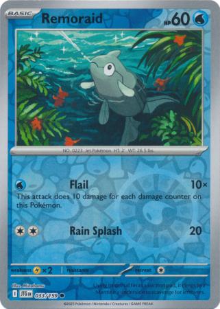Remoraid 033/159 (SV09: Journey Together)  - Reverse Holofoil | Good Games Adelaide SA