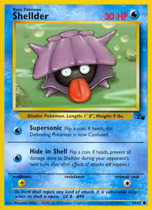 Shellder 54/62 (Fossil)  - Unlimited | Good Games Adelaide SA