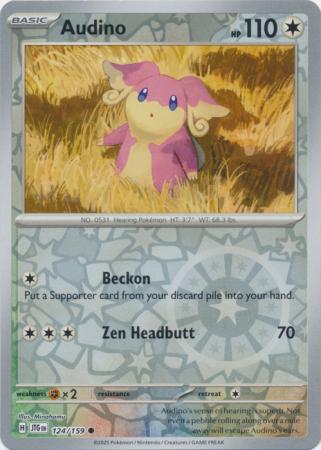 Audino 124/159 (SV09: Journey Together)  - Reverse Holofoil | Good Games Adelaide SA