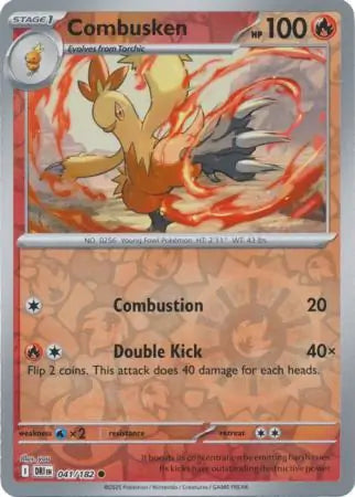 Combusken 041/182 (SV10: Destined Rivals)  - Reverse Holofoil | Good Games Adelaide SA