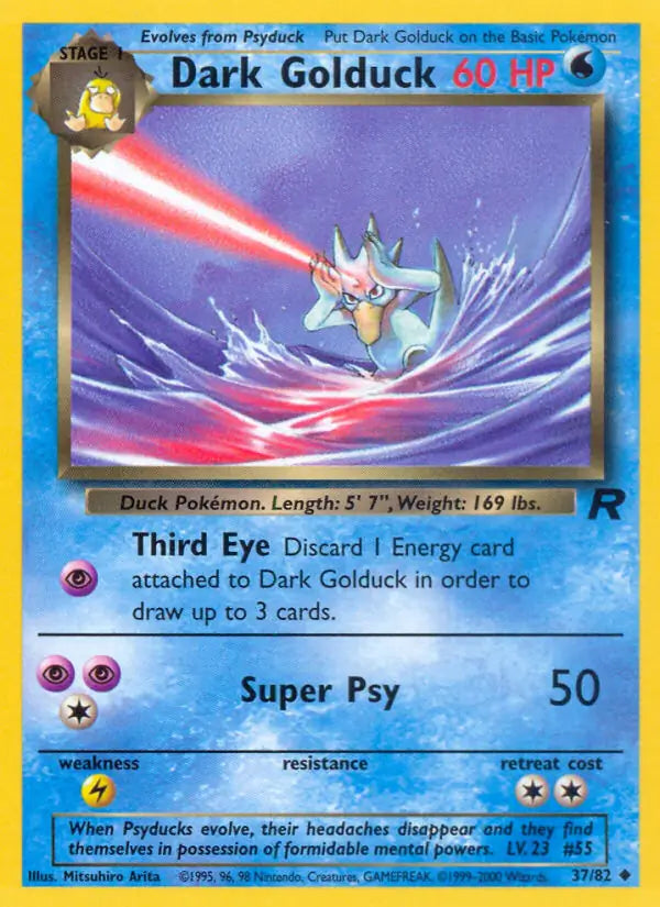 Dark Golduck 37/82 (Team Rocket)  - Unlimited | Good Games Adelaide SA