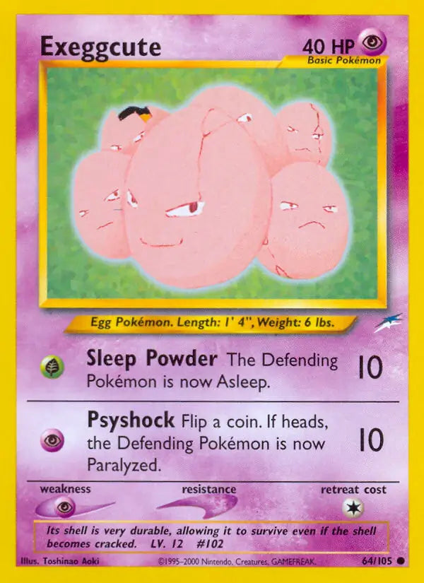 Exeggcute 064/105 (Neo Destiny)  - Unlimited | Good Games Adelaide SA