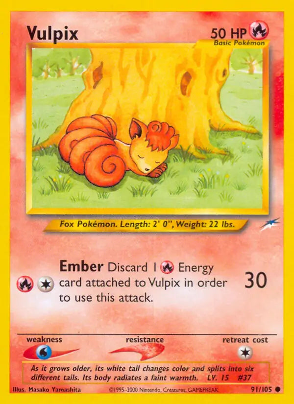 Vulpix 091/105 (Neo Destiny)  - Unlimited | Good Games Adelaide SA