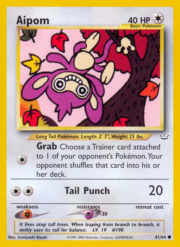 Aipom 41/64 (Neo Revelation)  - Unlimited | Good Games Adelaide SA