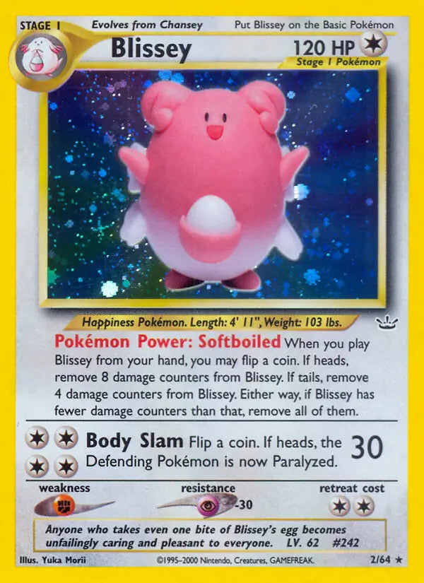 Blissey 02/64 (Neo Revelation)  - Unlimited Holofoil | Good Games Adelaide SA