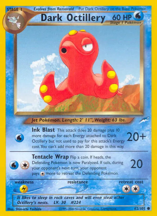Dark Octillery 062/105 (Neo Destiny)  - Unlimited | Good Games Adelaide SA