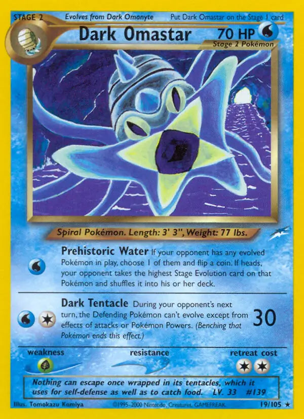 Dark Omastar 019/105 (Neo Destiny)  - Unlimited | Good Games Adelaide SA