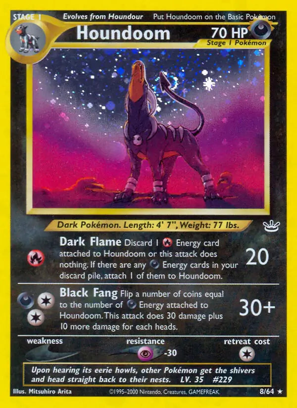 Houndoom 08/64 (Neo Revelation)  - Unlimited Holofoil | Good Games Adelaide SA