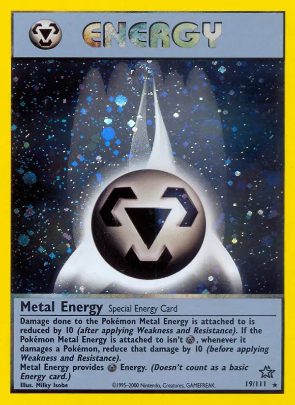 Metal Energy 019/111 (Neo Genesis)  - Unlimited Holofoil | Good Games Adelaide SA