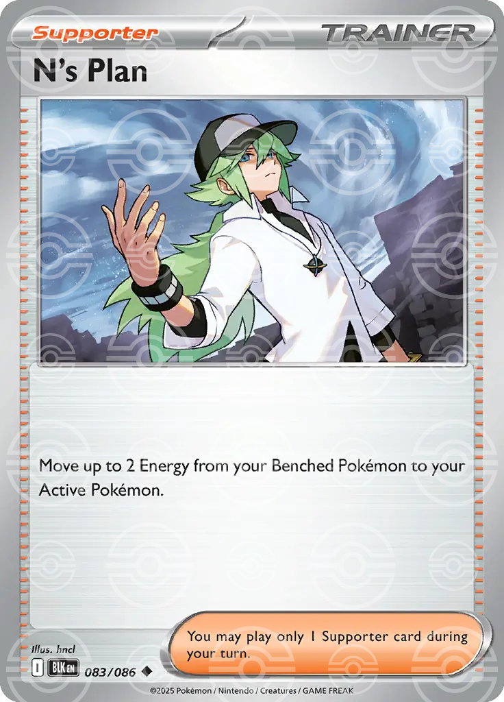 N's Plan 083/086 (SV: Black Bolt)  - Holofoil | Good Games Adelaide SA