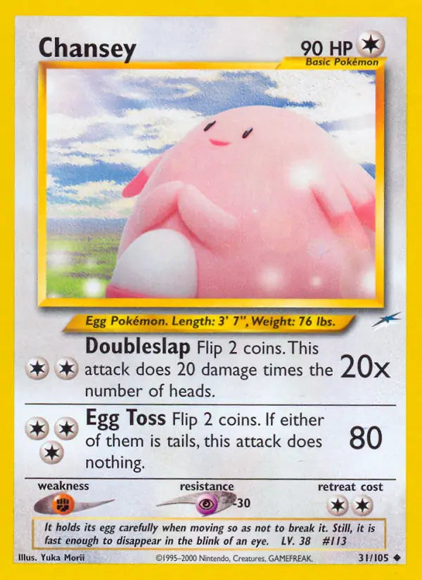 Chansey 031/105 (Neo Destiny)  - Unlimited | Good Games Adelaide SA