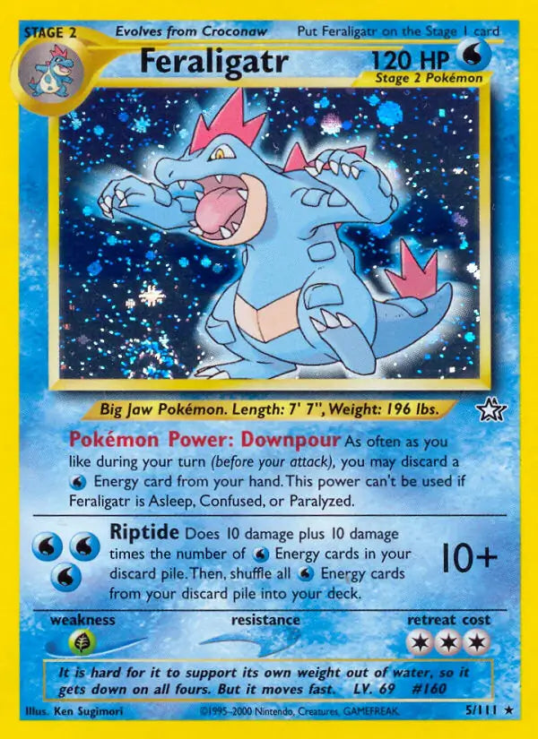 Feraligatr 005/111 (Neo Genesis)  - Unlimited Holofoil | Good Games Adelaide SA