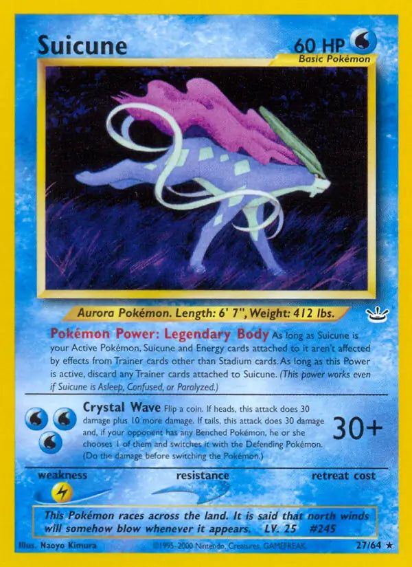 Suicune  27/64 (Neo Revelation)  - Unlimited | Good Games Adelaide SA