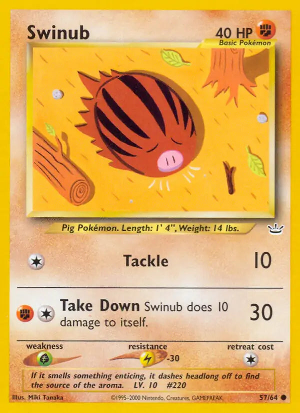 Swinub 57/64 (Neo Revelation)  - Unlimited | Good Games Adelaide SA