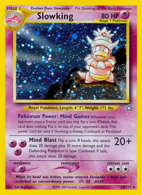Slowking 014/111 (Neo Genesis)  - Unlimited Holofoil | Good Games Adelaide SA