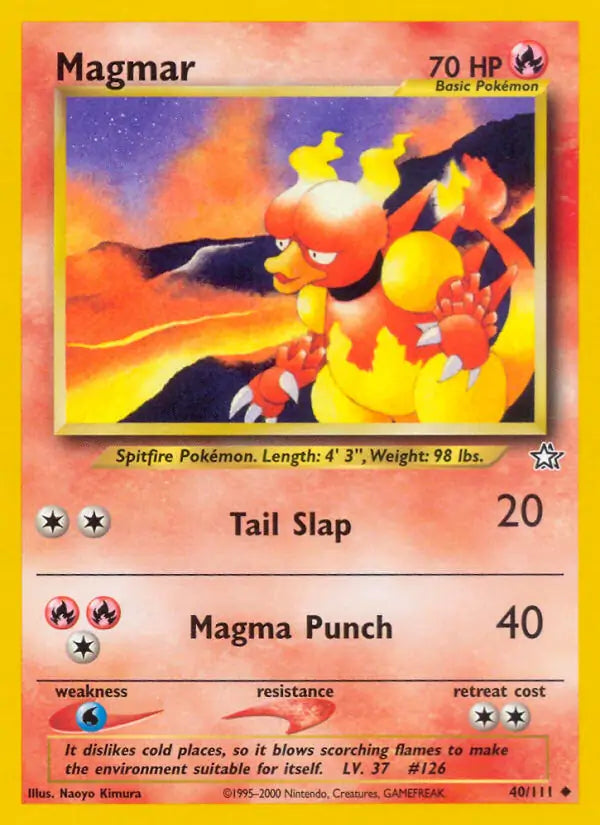 Magmar 040/111 (Neo Genesis)  - Unlimited | Good Games Adelaide SA