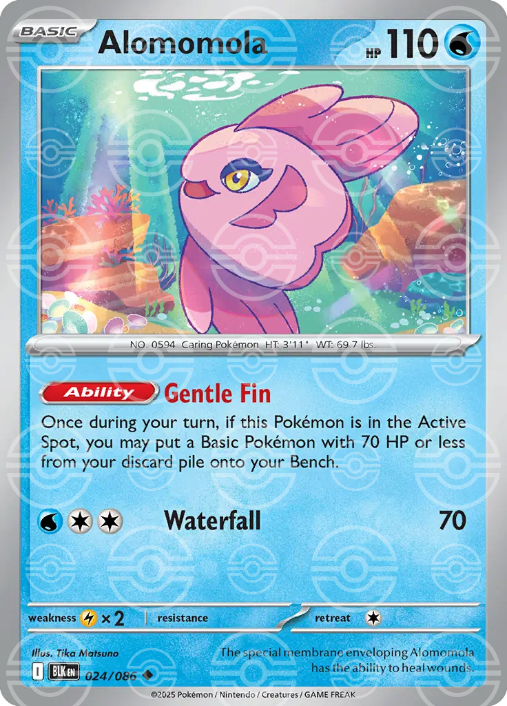 Alomomola 024/086 (SV: Black Bolt)  - Holofoil | Good Games Adelaide SA