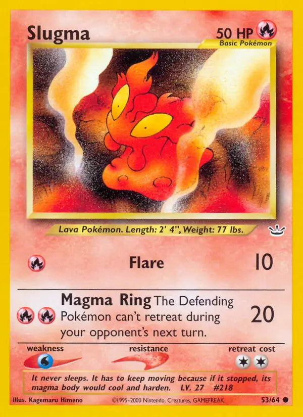 Slugma 53/64 (Neo Revelation)  - Unlimited | Good Games Adelaide SA