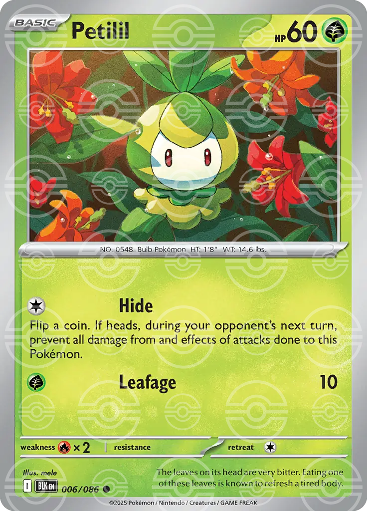 Petilil 006/086 (SV: Black Bolt)  - Holofoil | Good Games Adelaide SA
