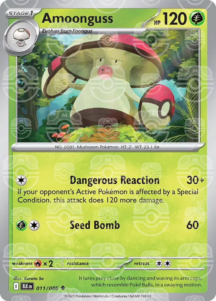 Amoonguss 011/086 (SV: Black Bolt)  - Holofoil | Good Games Adelaide SA