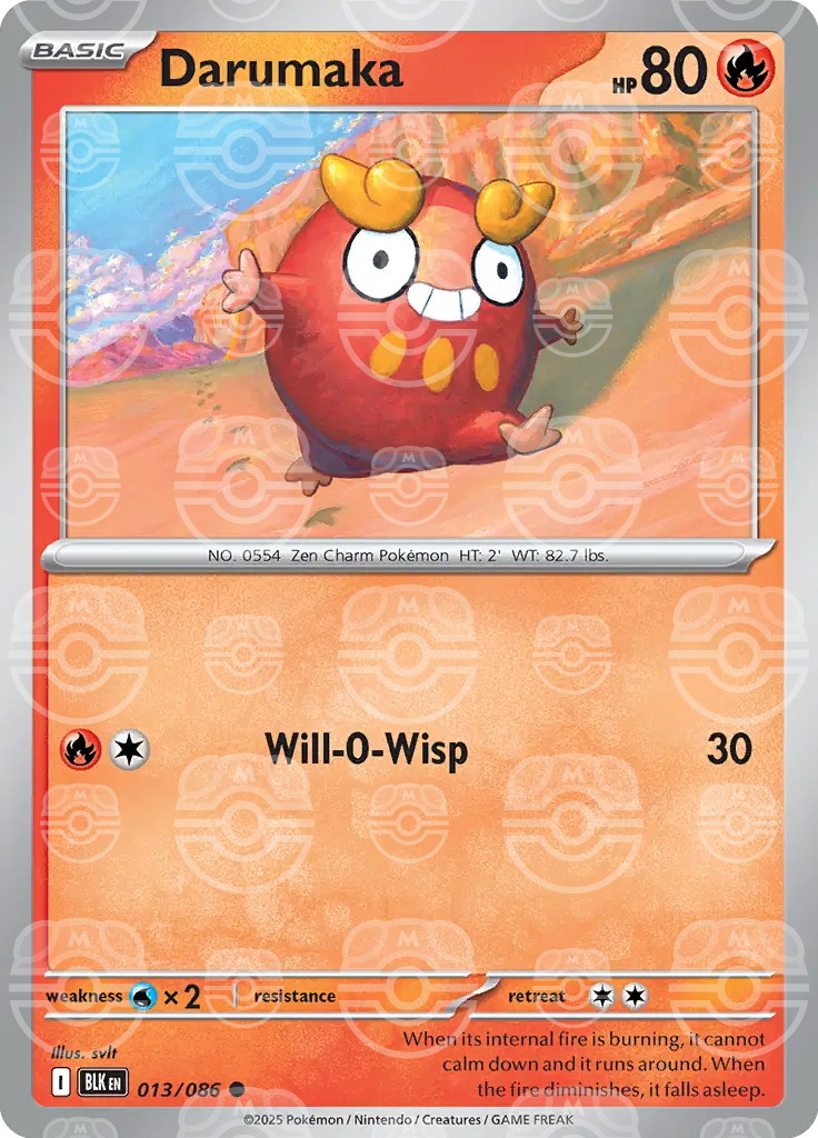 Darumaka 013/086 (SV: Black Bolt)  - Holofoil | Good Games Adelaide SA
