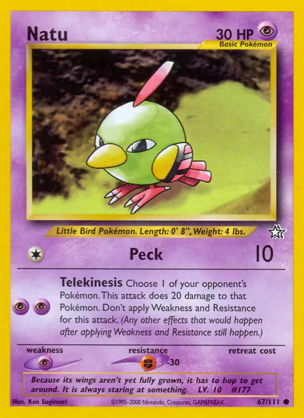 Natu 067/111 (Neo Genesis)  - Unlimited | Good Games Adelaide SA