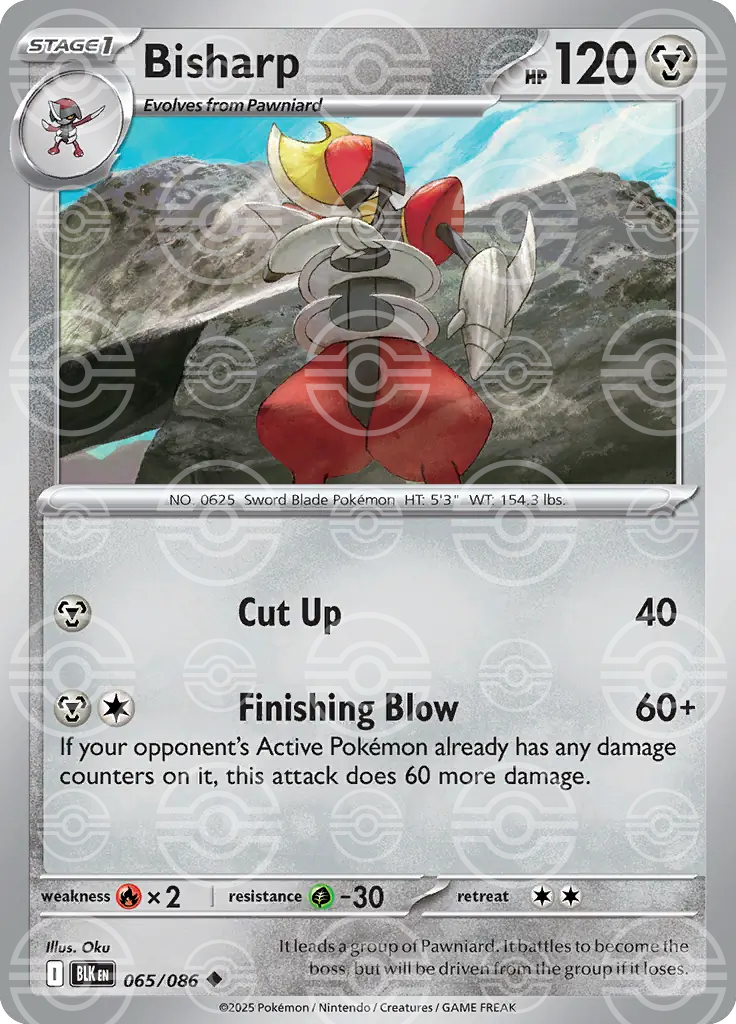 Bisharp 065/086 (SV: Black Bolt)  - Holofoil | Good Games Adelaide SA