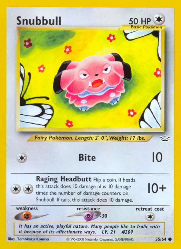 Snubbull 55/64 (Neo Revelation)  - Unlimited | Good Games Adelaide SA