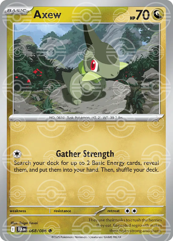 Axew 068/086 (SV: Black Bolt)  - Holofoil | Good Games Adelaide SA