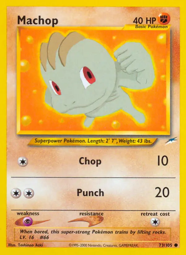 Machop 073/105 (Neo Destiny)  - Unlimited | Good Games Adelaide SA