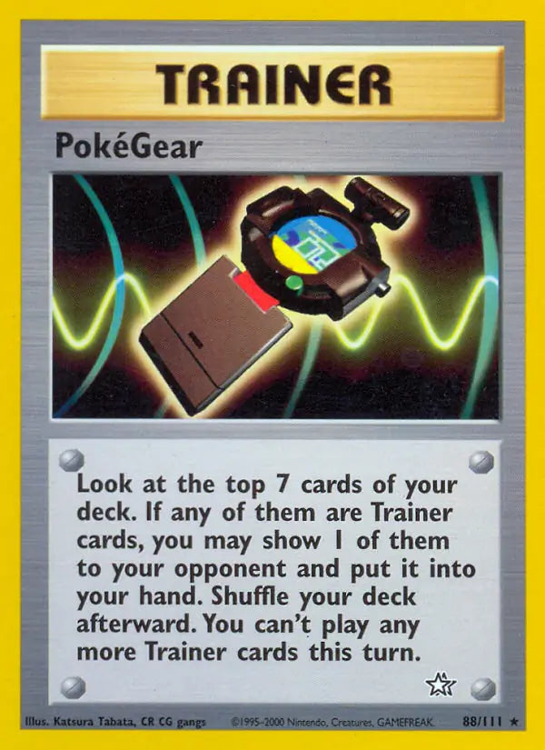 PokeGear 088/111 (Neo Genesis)  - Unlimited | Good Games Adelaide SA