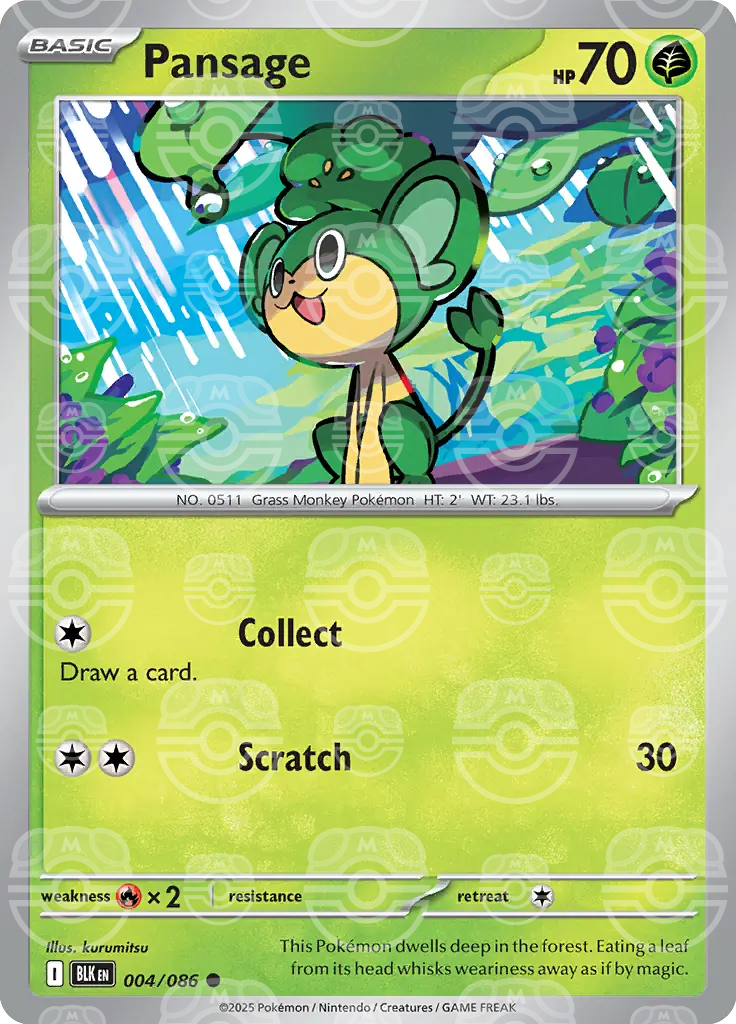 Pansage 004/086 (SV: Black Bolt)  - Holofoil | Good Games Adelaide SA