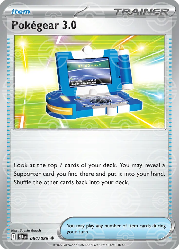 Pokegear 3.0 084/086 (SV: Black Bolt)  - Holofoil | Good Games Adelaide SA