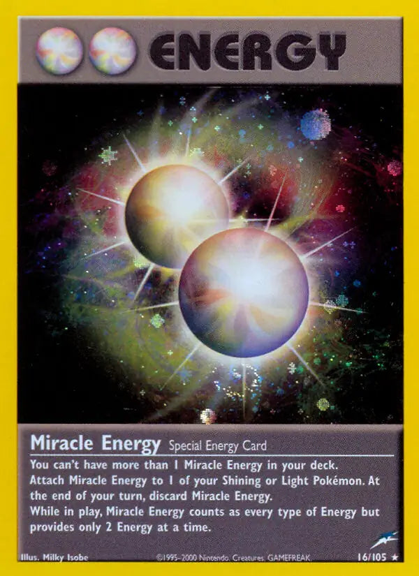 Miracle Energy 016/105 (Neo Destiny)  - Unlimited Holofoil | Good Games Adelaide SA