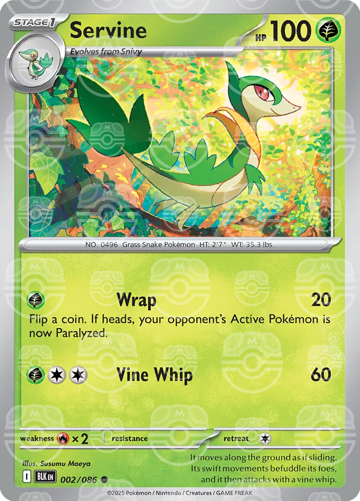 Servine 002/086 (SV: Black Bolt)  - Holofoil | Good Games Adelaide SA