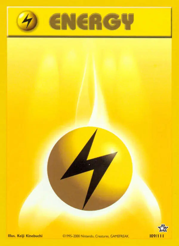 Lightning Energy 109/111 (Neo Genesis)  - Unlimited | Good Games Adelaide SA