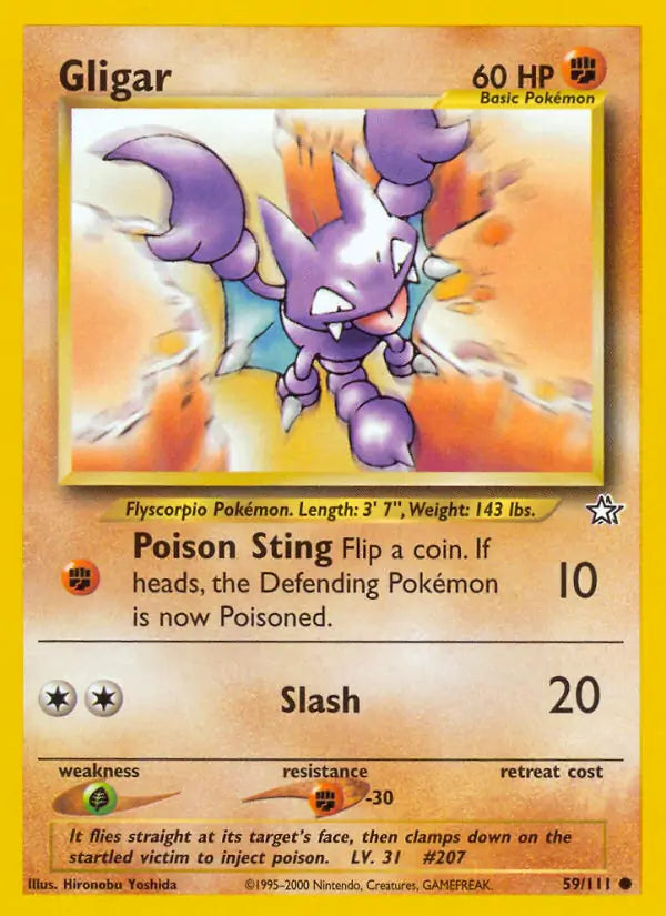 Gligar 059/111 (Neo Genesis)  - Unlimited | Good Games Adelaide SA