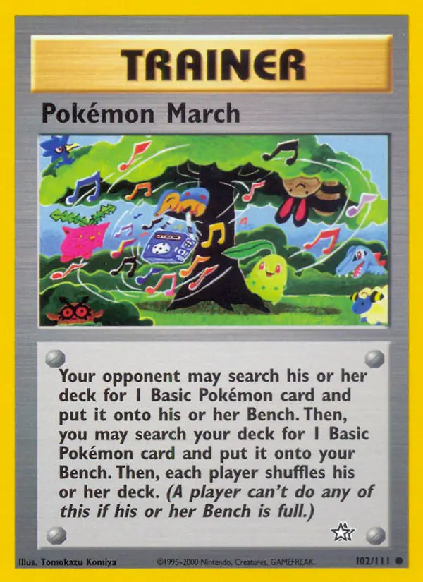 Pokemon March 102/111 (Neo Genesis)  - Unlimited | Good Games Adelaide SA