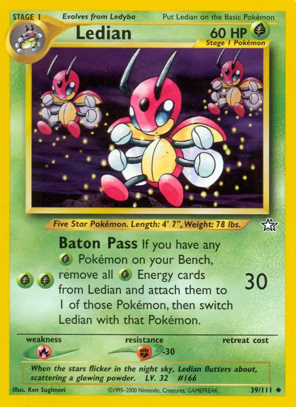 Ledian 039/111 (Neo Genesis)  - Unlimited | Good Games Adelaide SA