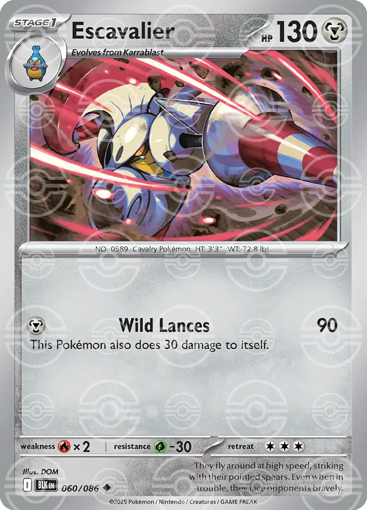 Escavalier 060/086 (SV: Black Bolt)  - Holofoil | Good Games Adelaide SA