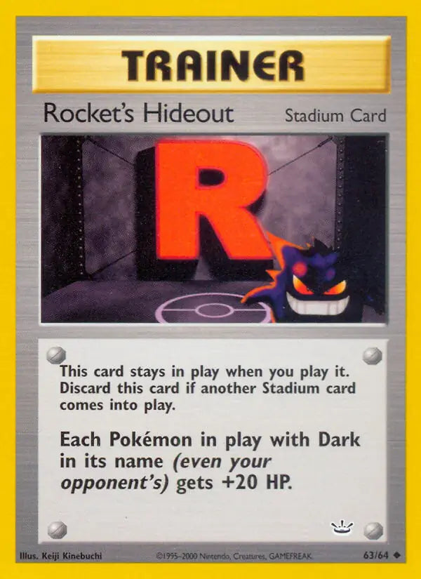 Rockets Hideout 63/64 (Neo Revelation)  - Unlimited | Good Games Adelaide SA