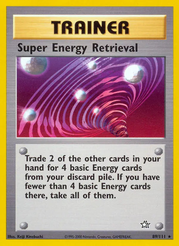 Super Energy Retrieval 089/111 (Neo Genesis)  - Unlimited | Good Games Adelaide SA