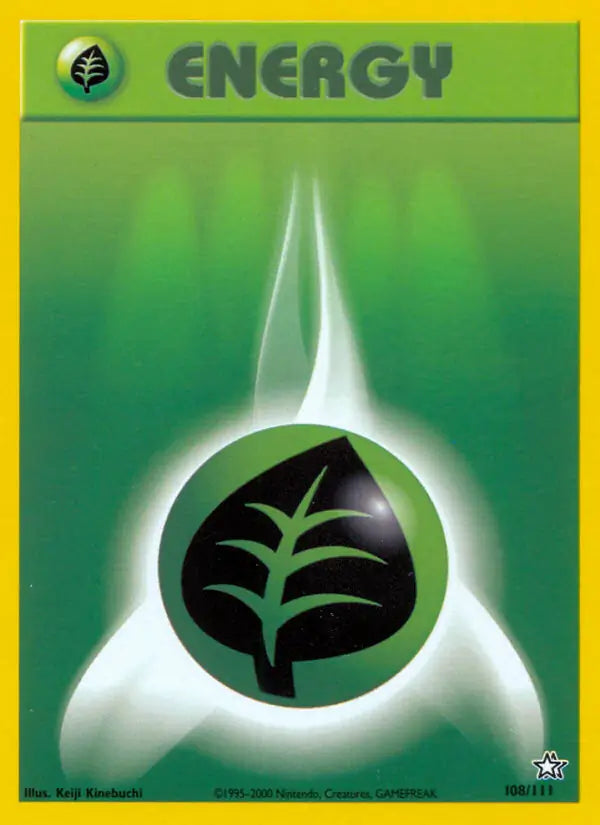 Grass Energy 108/111 (Neo Genesis)  - Unlimited | Good Games Adelaide SA