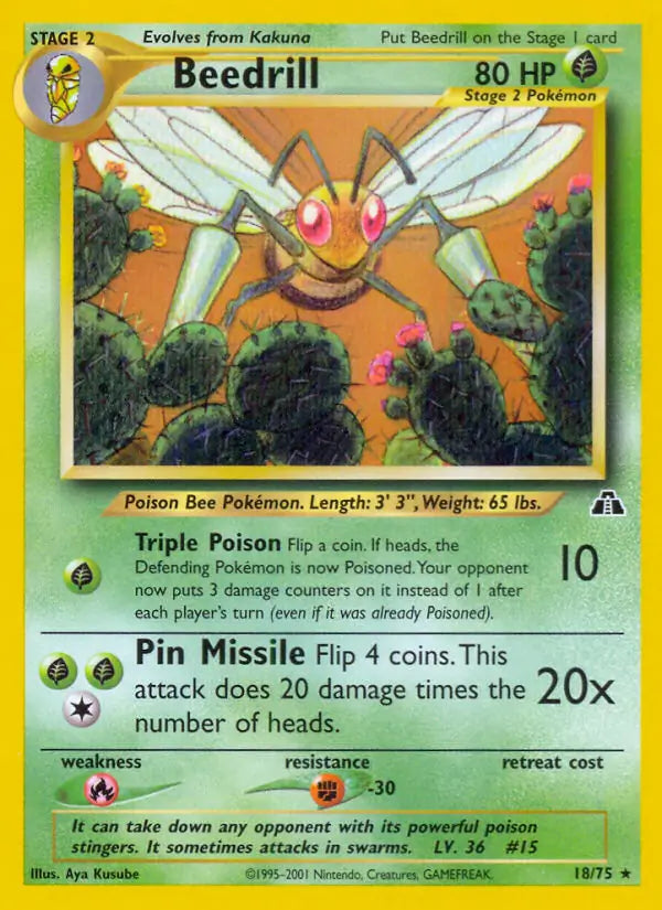 Beedrill 18/75 (Neo Discovery)  - Unlimited | Good Games Adelaide SA